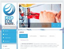 Tablet Screenshot of idroedilmultiservizi.com